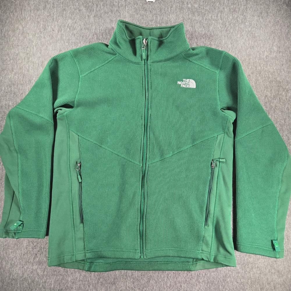 The North Face Freedom Stretch Triclimate Jacket Mens M Green Ribbed Gorpcore